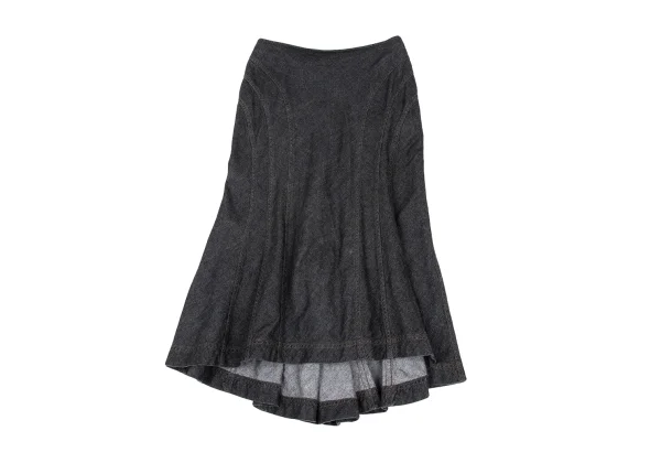 tricot COMME des GARCONS Cotton Switching Denim Mermaid Skirt K-169667_002