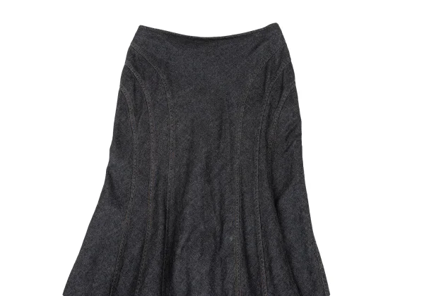 tricot COMME des GARCONS Cotton Switching Denim Mermaid Skirt K-169667_003