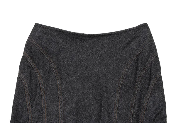 tricot COMME des GARCONS Cotton Switching Denim Mermaid Skirt K-169667_004