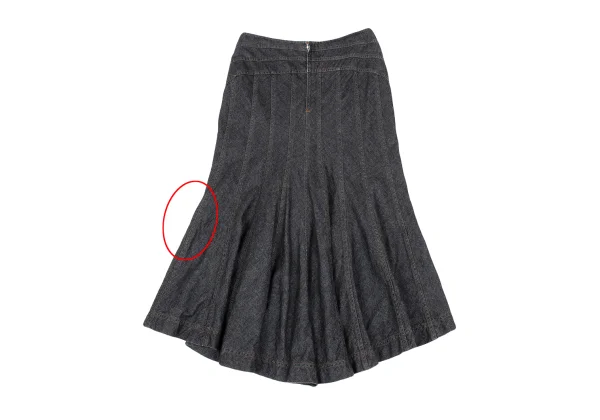 tricot COMME des GARCONS Cotton Switching Denim Mermaid Skirt K-169667_008