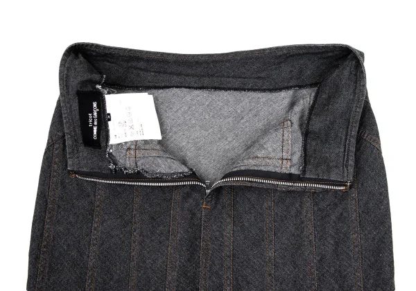 tricot COMME des GARCONS Cotton Switching Denim Mermaid Skirt K-169667_010