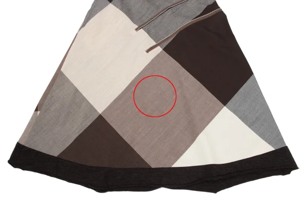 tricot COMME des GARCONS Wool Zipper Design Panel Skirt K-169668_007