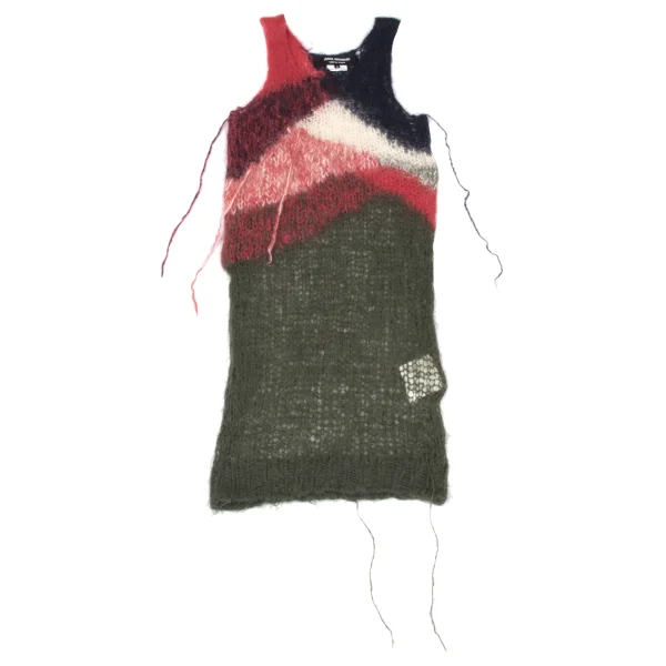 JUNYA WATANABE COMME des GARCONS Watermark Knitted Wool Sleeveless Sweater K-169670_002