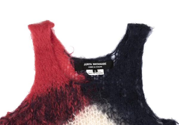 JUNYA WATANABE COMME des GARCONS Watermark Knitted Wool Sleeveless Sweater K-169670_004