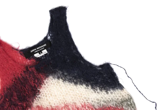 JUNYA WATANABE COMME des GARCONS Watermark Knitted Wool Sleeveless Sweater K-169670_005