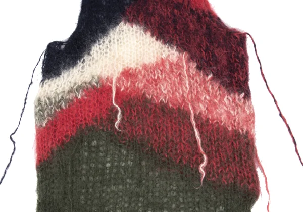 JUNYA WATANABE COMME des GARCONS Watermark Knitted Wool Sleeveless Sweater K-169670_011