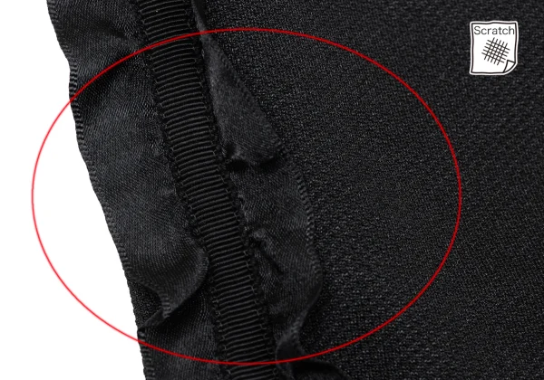 JUNYA WATANABE COMME des GARCONS Side Ruffle Taped Cropped Pants K-169671_004