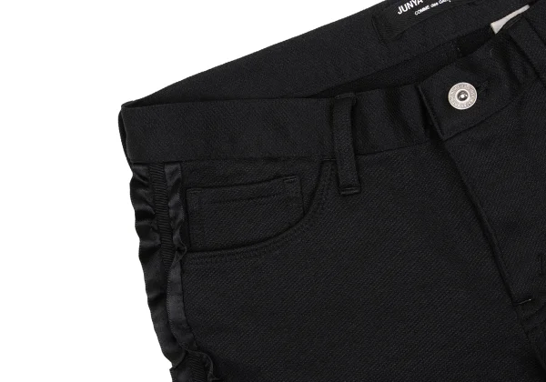 JUNYA WATANABE COMME des GARCONS Side Ruffle Taped Cropped Pants K-169671_007