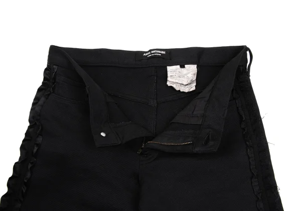 JUNYA WATANABE COMME des GARCONS Side Ruffle Taped Cropped Pants K-169671_008