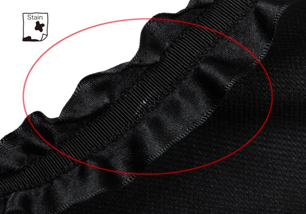 JUNYA WATANABE COMME des GARCONS Side Ruffle Taped Cropped Pants K-169671_011