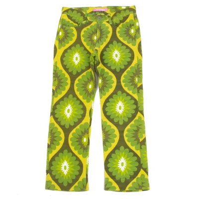 JUNYA WATANABE MAN PINK COMME des GARCONS Graphic Print Cotton Pants