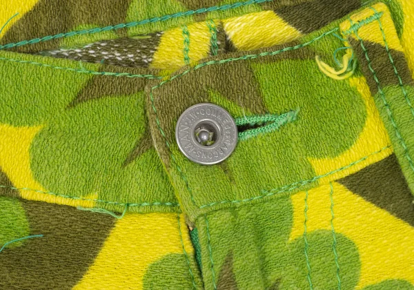 JUNYA WATANABE MAN PINK COMME des GARCONS Graphic Print Cotton Pants K-169674_005