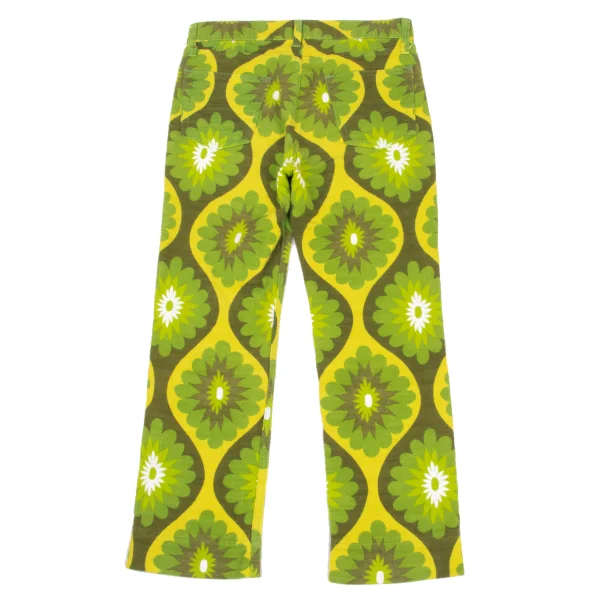 JUNYA WATANABE MAN PINK COMME des GARCONS Graphic Print Cotton Pants K-169674_011