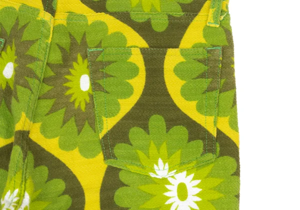 JUNYA WATANABE MAN PINK COMME des GARCONS Graphic Print Cotton Pants K-169674_012