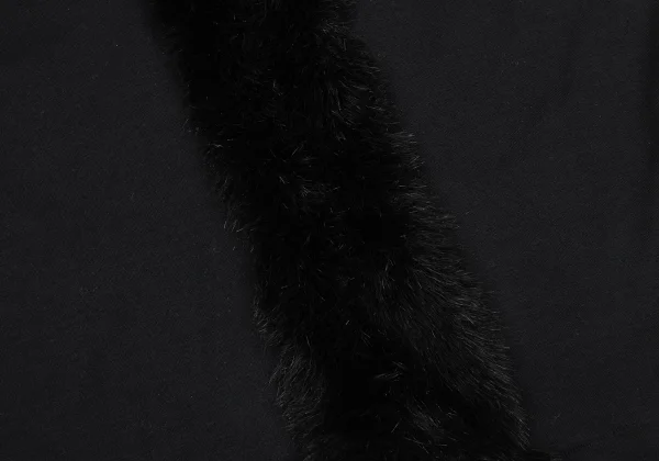 COMME des GARCONS NOIR Placket Fake Fur Knit Tops K-169677_008