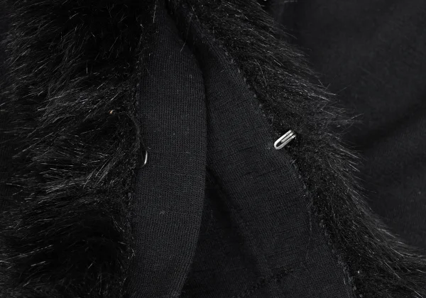 COMME des GARCONS NOIR Placket Fake Fur Knit Tops K-169677_009