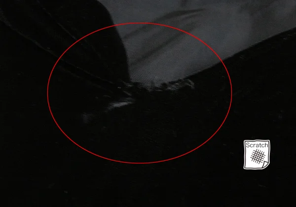 COMME des GARCONS NOIR Velvet Hooded Poncho K-169678_004