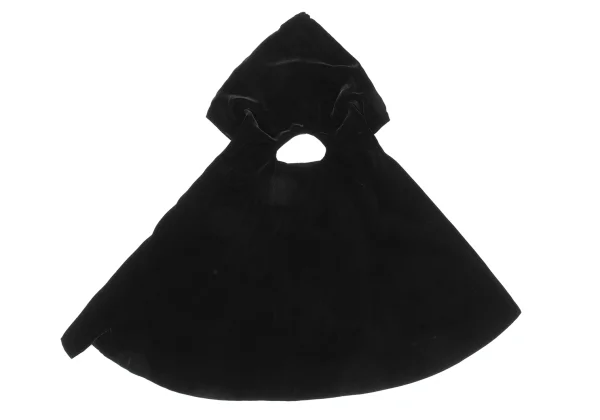 COMME des GARCONS NOIR Velvet Hooded Poncho K-169678_008