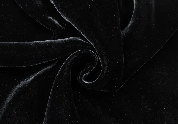 COMME des GARCONS NOIR Velvet Hooded Poncho K-169678_010