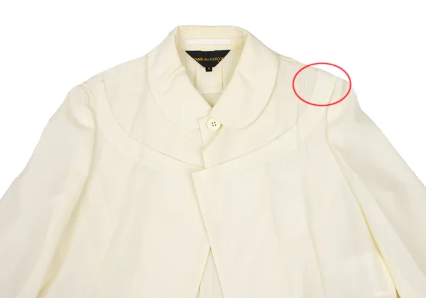 COMME des GARCONS Cutting Design Round Collar Jacket K-169687_003