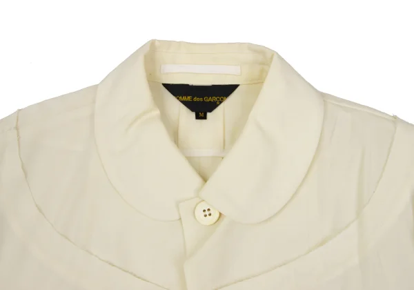 COMME des GARCONS Cutting Design Round Collar Jacket K-169687_005