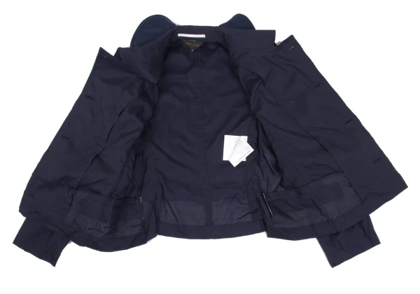 COMME des GARCONS Different Material Layered Round Collar Double Jacket K-169688_013