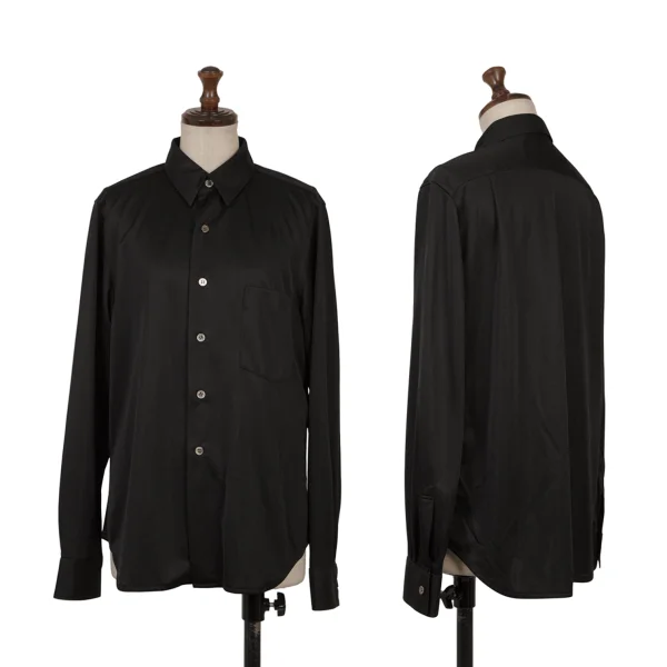 COMME des GARCONS Poly Stretch Shirt Black M K-169696_001