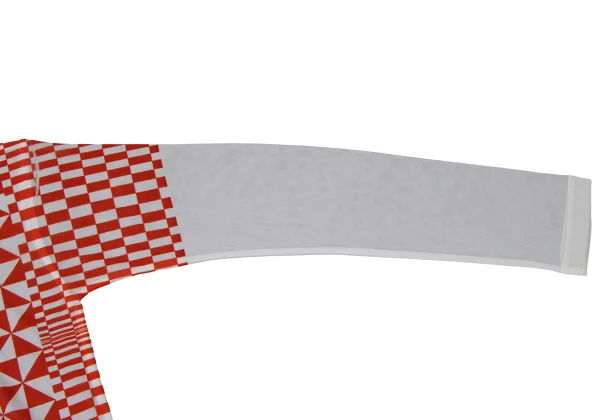 COMME des GARCONS Checker Printed See-Through T-shirt K-169701_005