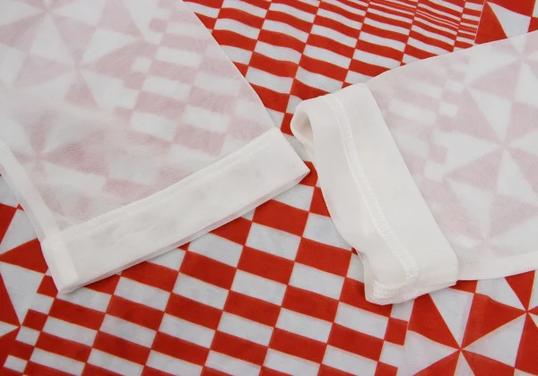 COMME des GARCONS Checker Printed See-Through T-shirt K-169701_006