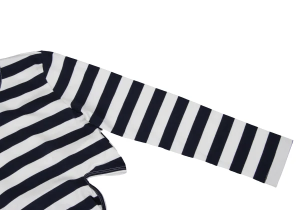 COMME des GARCONS Wave Cutting Design Stripe T Shirt K-169704_005
