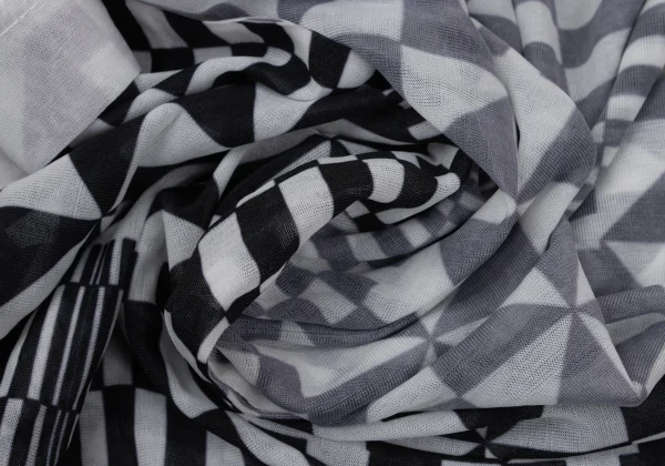 COMME des GARCONS Checker Print See-through T Shirt K-169708_011