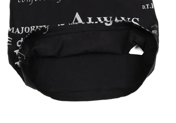 COMME des GARCONS Lettering Glitter Print T Shirt K-169710_009