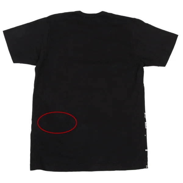 COMME des GARCONS Lettering Glitter Print T Shirt K-169710_010