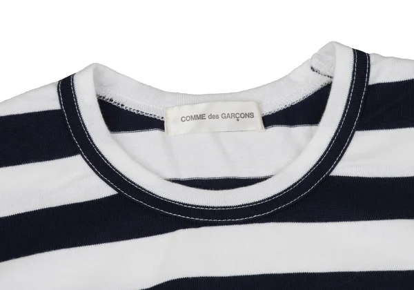 COMME des GARCONS Wave Cutting Design Stripe Sleeveless Top K-169712_004
