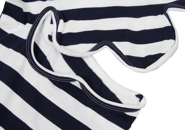 COMME des GARCONS Wave Cutting Design Stripe Sleeveless Top K-169712_007