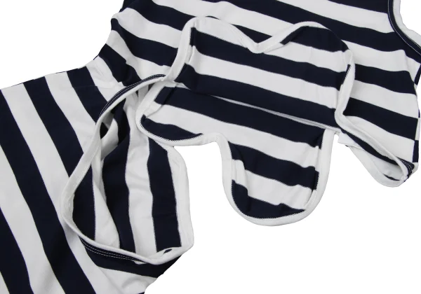 COMME des GARCONS Wave Cutting Design Stripe Sleeveless Top K-169712_008