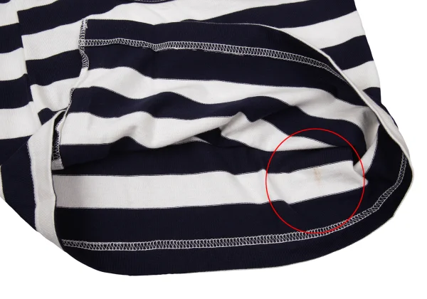 COMME des GARCONS Wave Cutting Design Stripe Sleeveless Top K-169712_009