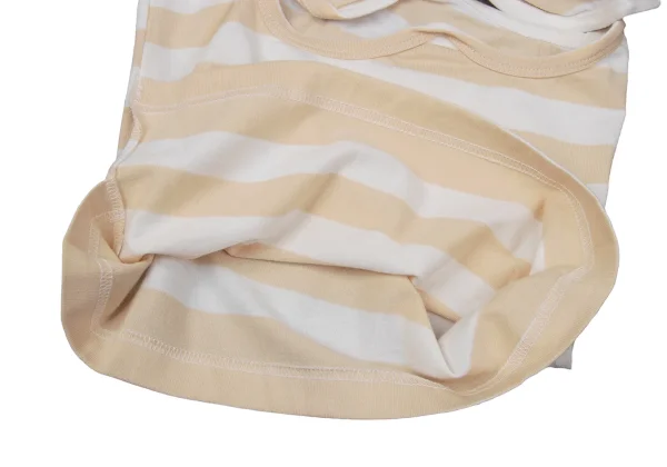 COMME des GARCONS Wave Cutting Design Stripe Sleeveless Top K-169713_010