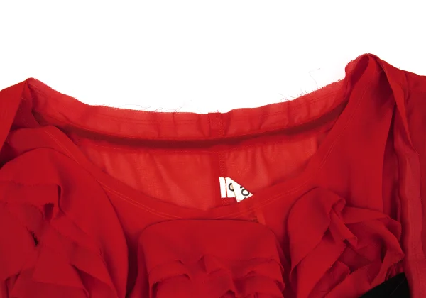 COMME des GARCONS Chiffon Frill Ribbon Sleeveless Top K-169715_005