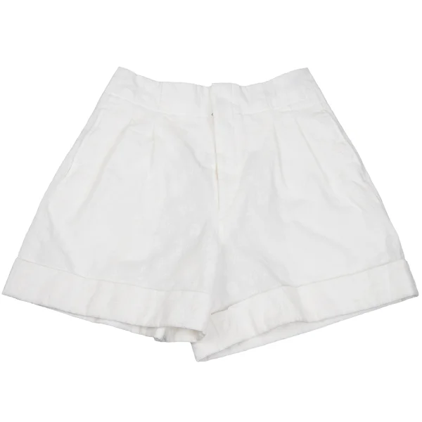 COMME des GARCONS Embroidery Shorts White S K-169716_001