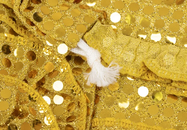 COMME des GARCONS Sequin Frill Hem Cropped Pants K-169718_005