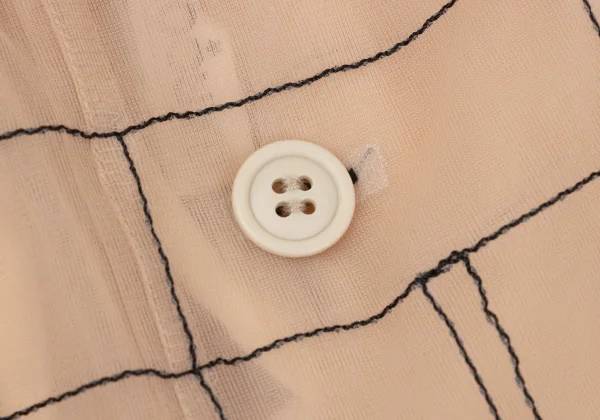 COMME des GARCONS Trompe l'oeil Stitch See-through Shorts K-169719_007