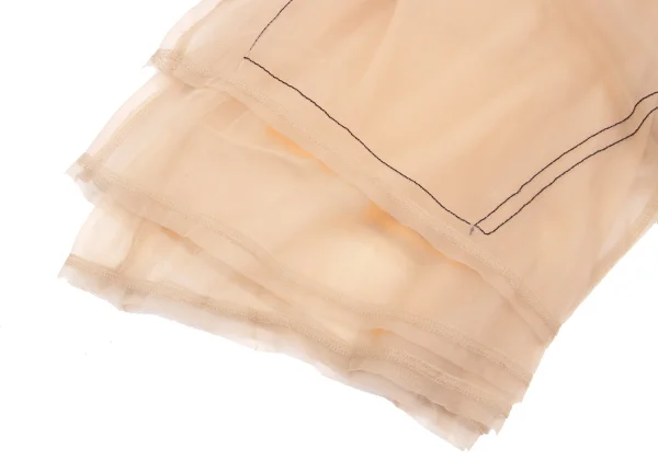 COMME des GARCONS Trompe l'oeil Stitch See-through Shorts K-169719_012