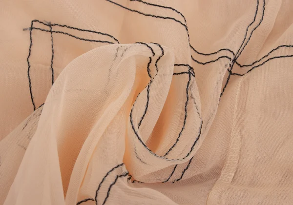 COMME des GARCONS Trompe l'oeil Stitch See-through Shorts K-169719_017