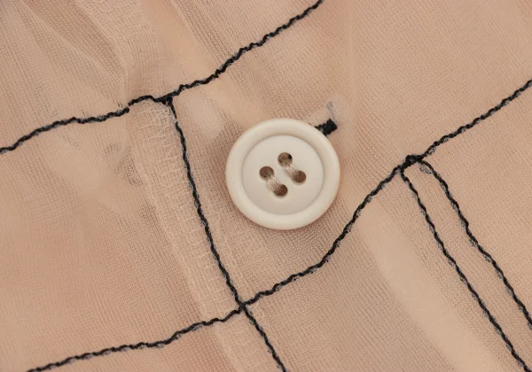 COMME des GARCONS Trompe l'oeil Stitch See-through Shorts K-169720_006