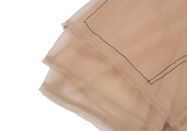 COMME des GARCONS Trompe l'oeil Stitch See-through Shorts K-169720_010