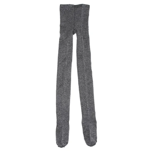 COMME des GARCONS Glitter Knit Tights Black,Silver  K-169722_001