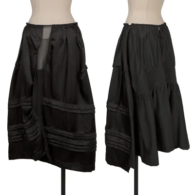 COMME des GARCONS Front See-through Line Gathered Skirt