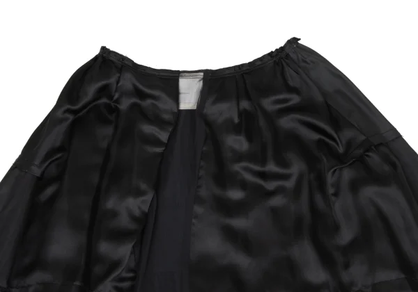 COMME des GARCONS Front See-through Line Gathered Skirt K-169723_003