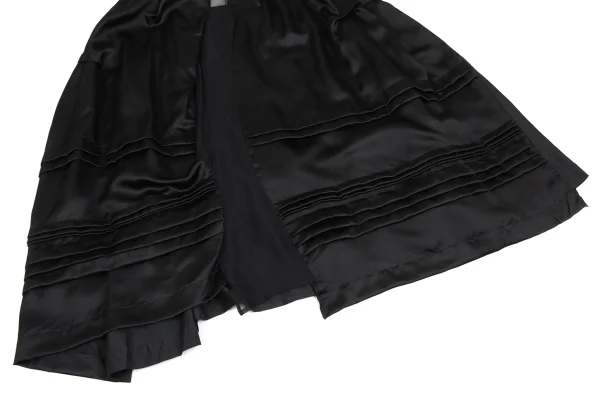 COMME des GARCONS Front See-through Line Gathered Skirt K-169723_004